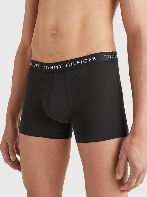 Tommy Hilfiger 3-Pack Logo Waistband Trunks İç Giyim Erkek Sarı | TH148DGR