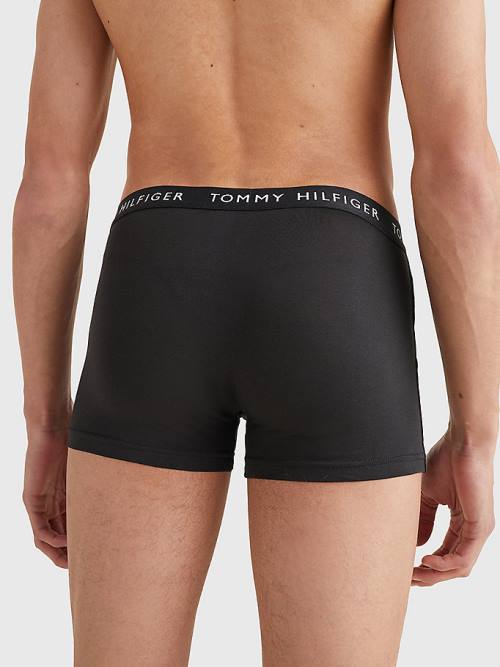 Tommy Hilfiger 3-Pack Logo Waistband Trunks İç Giyim Erkek Sarı | TH148DGR