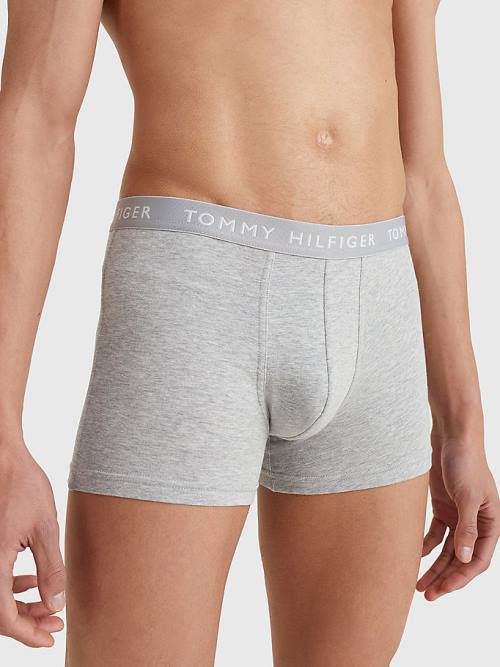 Tommy Hilfiger 3-Pack Logo Waistband Trunks İç Giyim Erkek Sarı | TH148DGR