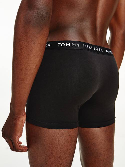 Tommy Hilfiger 3-Pack Logo Waistband Trunks İç Giyim Erkek Turuncu | TH157MFX