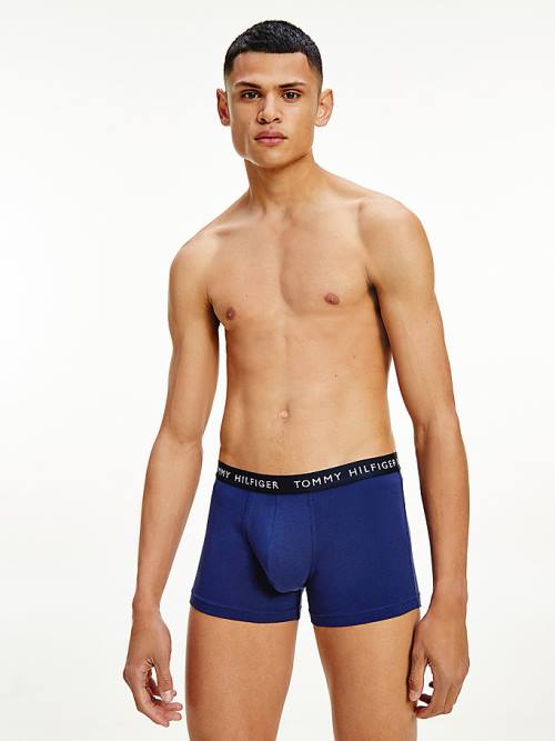 Tommy Hilfiger 3-Pack Logo Waistband Trunks İç Giyim Erkek Kahverengi | TH230SRI