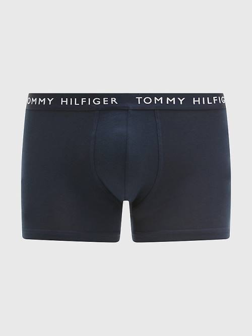 Tommy Hilfiger 3-Pack Logo Waistband Trunks İç Giyim Erkek Siyah | TH437PME