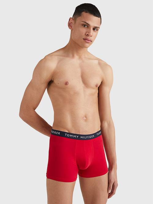 Tommy Hilfiger 3-Pack Logo Waistband Trunks İç Giyim Erkek Sarı | TH652PWA