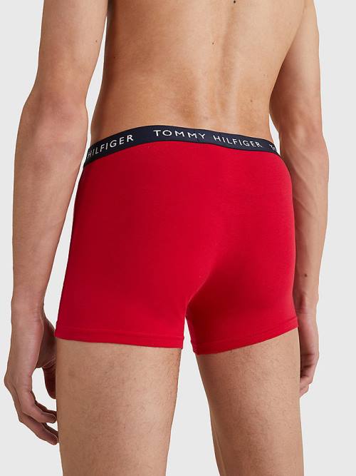 Tommy Hilfiger 3-Pack Logo Waistband Trunks İç Giyim Erkek Sarı | TH652PWA