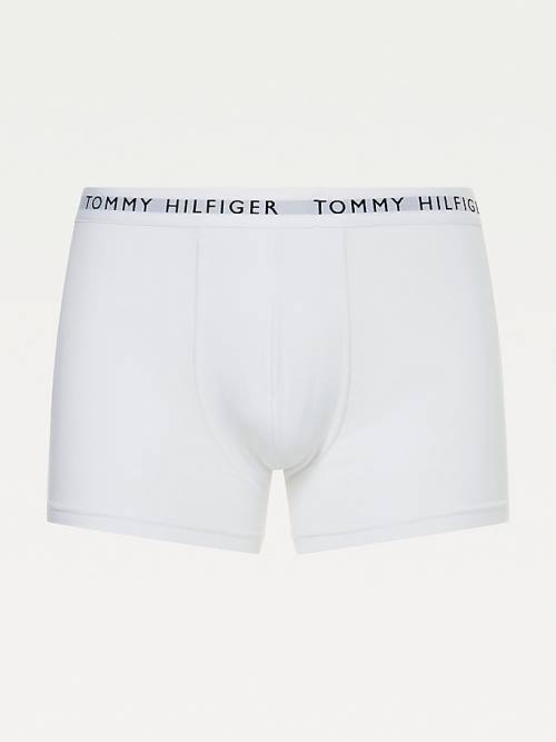 Tommy Hilfiger 3-Pack Logo Waistband Trunks İç Giyim Erkek Pembe | TH659ABZ