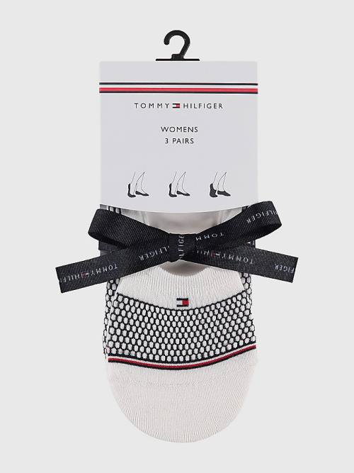 Tommy Hilfiger 3-Pack Mixed Silhouette Gift Box Çorap Kadın Beyaz | TH145QHM