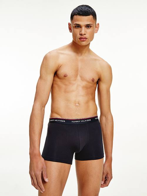 Tommy Hilfiger 3-Pack Premium Essential Trunks İç Giyim Erkek Mor | TH537RJN