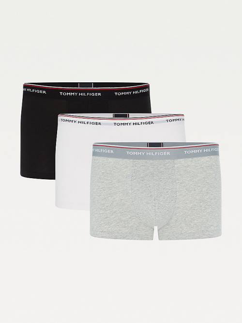 Tommy Hilfiger 3-Pack Premium Logo Waistband Trunks İç Giyim Erkek Gri | TH216AGF