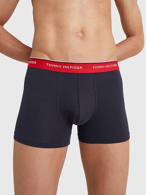 Tommy Hilfiger 3-Pack Premium Logo Waistband Trunks İç Giyim Erkek Sarı | TH718MSB