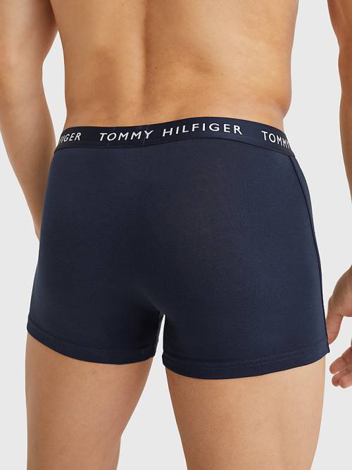 Tommy Hilfiger 3-Pack Repeat Logo Trunks İç Giyim Erkek Mor | TH051AUL