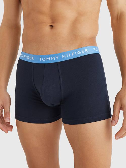 Tommy Hilfiger 3-Pack Repeat Logo Trunks İç Giyim Erkek Mor | TH051AUL