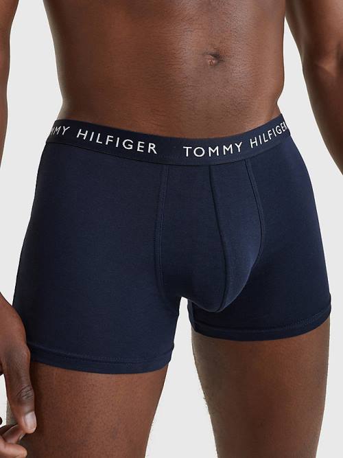 Tommy Hilfiger 3-Pack Repeat Logo Trunks İç Giyim Erkek Turuncu | TH162LWD