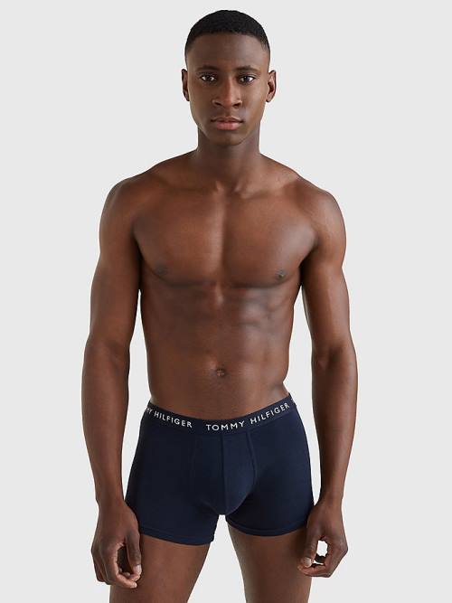 Tommy Hilfiger 3-Pack Repeat Logo Trunks İç Giyim Erkek Turuncu | TH162LWD