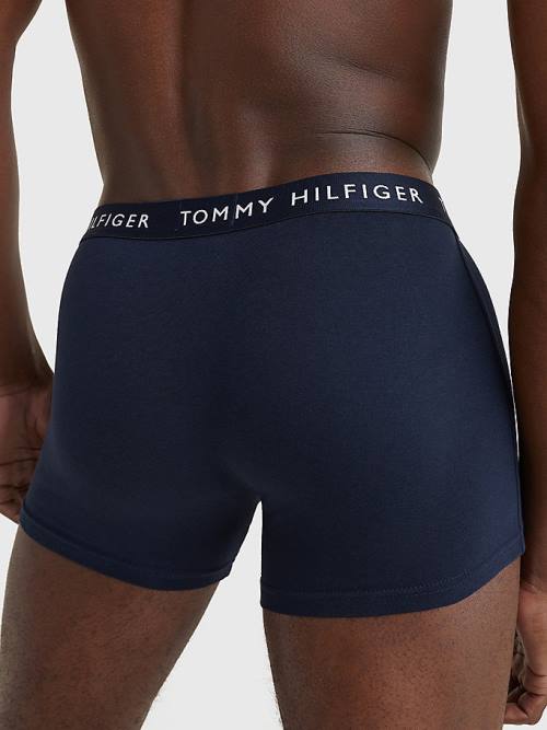 Tommy Hilfiger 3-Pack Repeat Logo Trunks İç Giyim Erkek Turuncu | TH162LWD