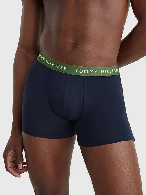 Tommy Hilfiger 3-Pack Repeat Logo Trunks İç Giyim Erkek Turuncu | TH162LWD