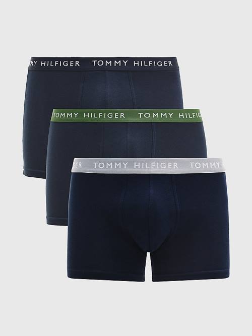 Tommy Hilfiger 3-Pack Repeat Logo Trunks İç Giyim Erkek Turuncu | TH162LWD