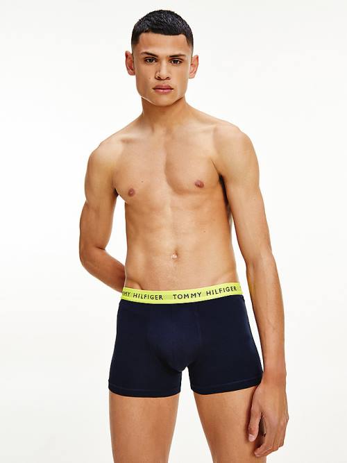 Tommy Hilfiger 3-Pack Repeat Logo Trunks İç Giyim Erkek Kahverengi | TH291PFM