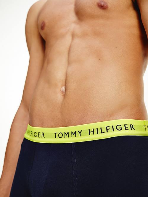 Tommy Hilfiger 3-Pack Repeat Logo Trunks İç Giyim Erkek Kahverengi | TH291PFM