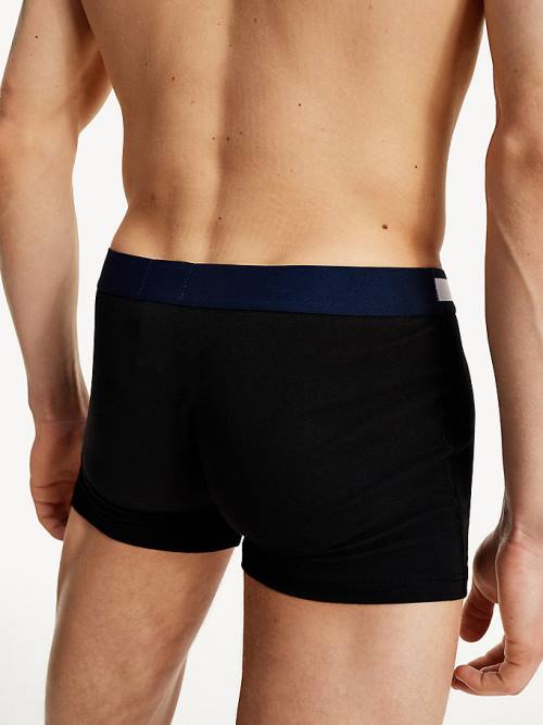 Tommy Hilfiger 3-Pack Statement Waistband Trunks İç Giyim Erkek Siyah | TH249URG