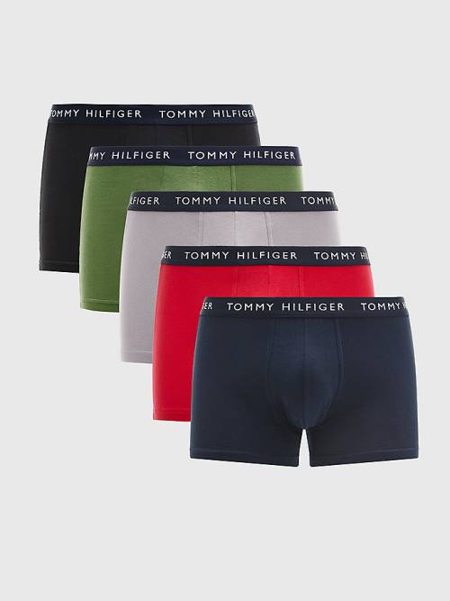 Tommy Hilfiger 5-Pack Logo Waistband Trunks İç Giyim Erkek Turuncu | TH659ZVX