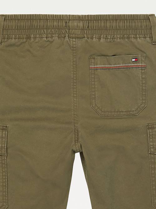 Tommy Hilfiger Adaptive Cargo Joggers Pantolon Erkek Çocuk Yeşil | TH321MAV