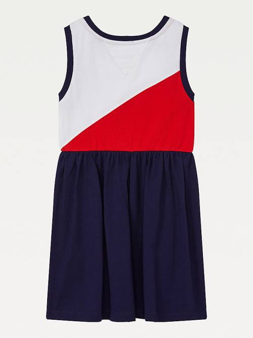 Tommy Hilfiger Adaptive Colour-Blocked Kolsuz Elbise Kiz Çocuk Multi | TH920VQF