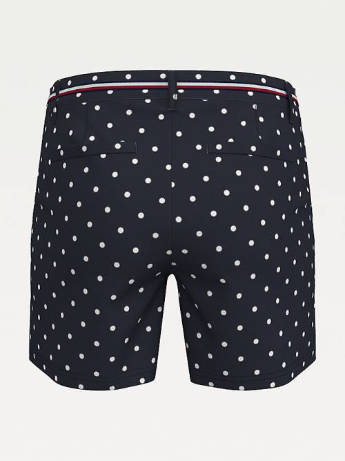 Tommy Hilfiger Adaptive Dot Print Şort Kadın Mavi | TH316VRL