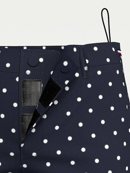 Tommy Hilfiger Adaptive Dot Print Şort Kadın Mavi | TH316VRL