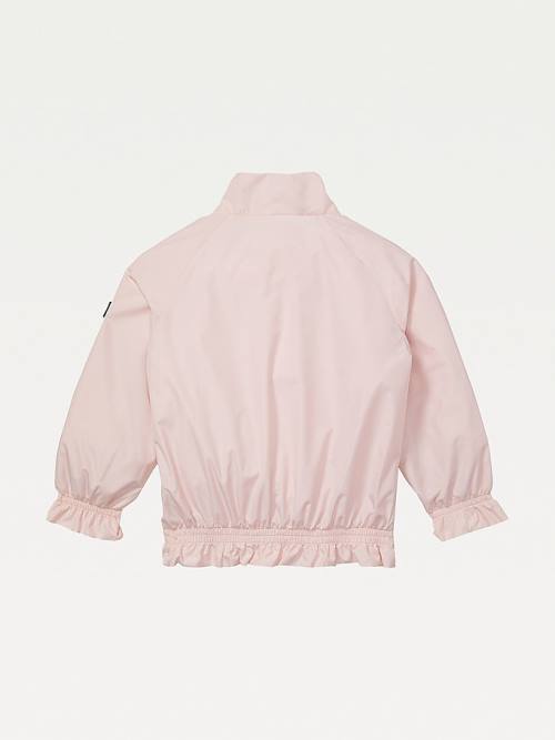 Tommy Hilfiger Adaptive Essential Hafif Ruffle Ceket Kiz Çocuk Pembe | TH291DXE