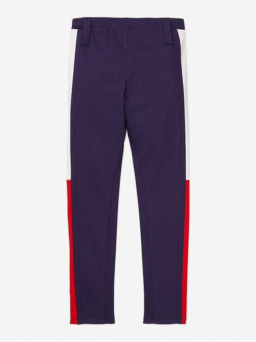 Tommy Hilfiger Adaptive Flag Leggings Pantolon Kiz Çocuk Mavi | TH216RDM