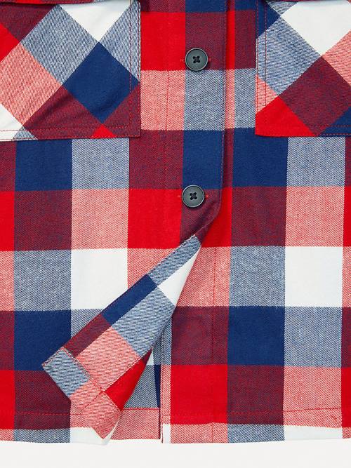 Tommy Hilfiger Adaptive Multicolour Plaid Shacket Gömlek Kadın Multi | TH764AZN