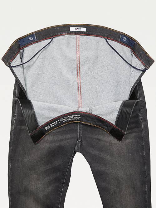 Tommy Hilfiger Adaptive Natalia Ultra High Rise Denim Leggings Jean Pantolon Kadın Gri | TH519VKN