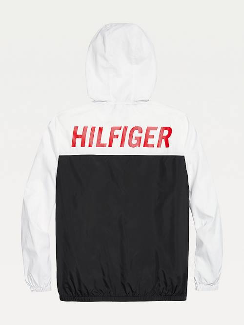 Tommy Hilfiger Adaptive Packable Colour-Blocked Ceket Kadın Beyaz | TH953XHM