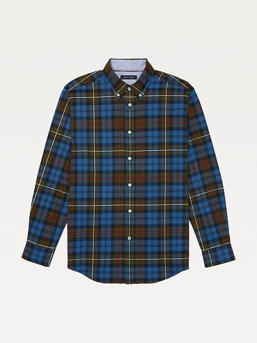 Tommy Hilfiger Adaptive Plaid Check Regular Fit Gömlek Erkek Multi | TH162DMB