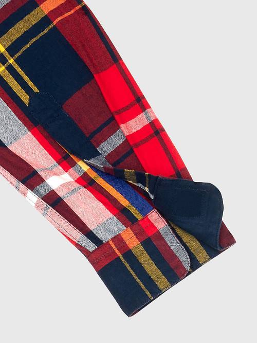 Tommy Hilfiger Adaptive Plaid Check Slim Fit Gömlek Erkek Multi | TH109WSD