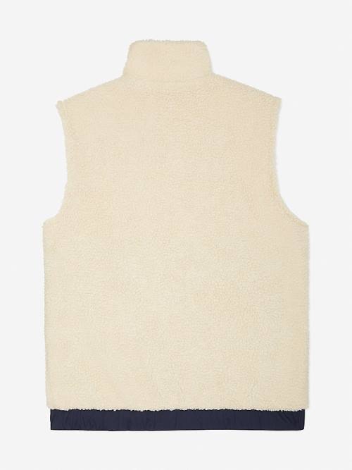 Tommy Hilfiger Adaptive Recycled Reversible Vest Kaban Erkek Beyaz | TH139ATR