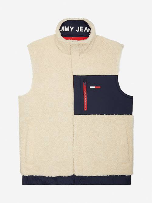 Tommy Hilfiger Adaptive Recycled Reversible Vest Kaban Erkek Beyaz | TH139ATR