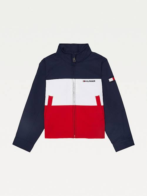 Tommy Hilfiger Adaptive Seated Fit Colour-Blocked Regatta Ceket Erkek Çocuk Multi | TH590JRI