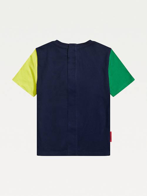 Tommy Hilfiger Adaptive Seated Fit Long Sleeve Tişört Erkek Çocuk Multi | TH349SEB