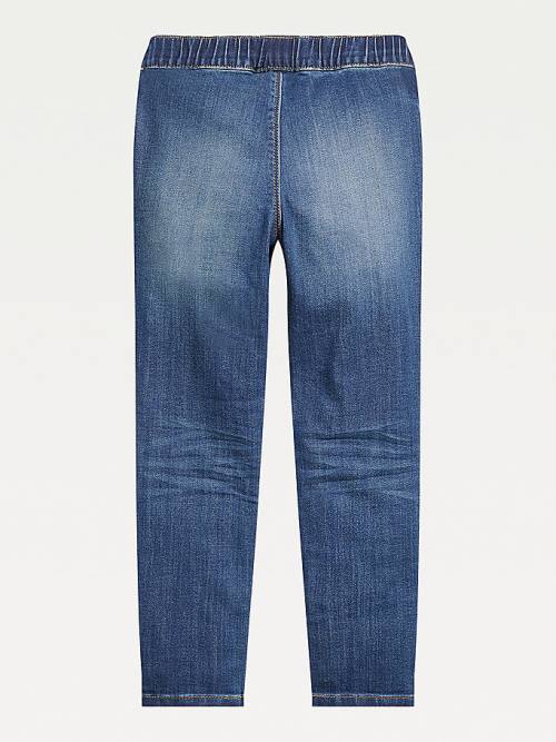 Tommy Hilfiger Adaptive Seated Fit Skinny Jean Pantolon Kiz Çocuk Mavi | TH536DIW