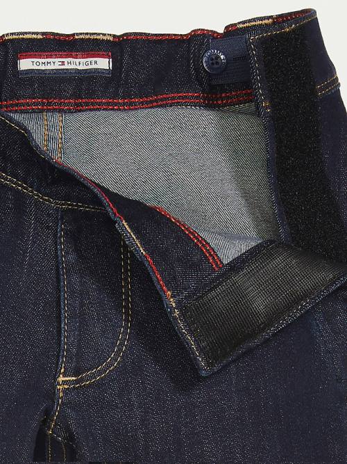 Tommy Hilfiger Adaptive Seated Fit Slim Straight Jean Pantolon Erkek Çocuk Mavi | TH973ZLN