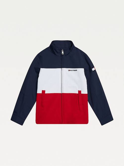 Tommy Hilfiger Adaptive Seated Wear Yachting Ceket Erkek Çocuk Mavi | TH458SCL