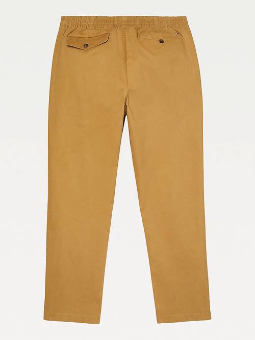 Tommy Hilfiger Adaptive Stretch Pamuklu Chinos Pantolon Erkek Haki | TH724BRK