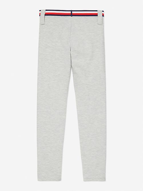 Tommy Hilfiger Adaptive Tommy Icons Essential Leggings Pantolon Kiz Çocuk Gri | TH254FKL