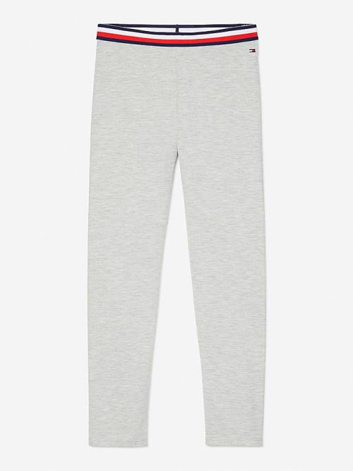 Tommy Hilfiger Adaptive Tommy Icons Essential Leggings Pantolon Kiz Çocuk Gri | TH254FKL