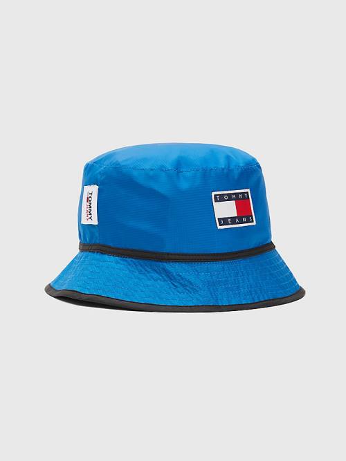 Tommy Hilfiger Adventure Reversible Bucket Şapka Erkek Siyah | TH691ULB