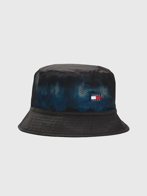 Tommy Hilfiger Adventure Reversible Bucket Şapka Erkek Siyah | TH691ULB