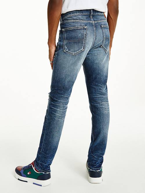 Tommy Hilfiger Austin Slim Tapered Distressed Jean Pantolon Erkek Denim | TH087MOY