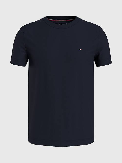 Tommy Hilfiger Back Logo Tişört Erkek Mavi | TH870IJY