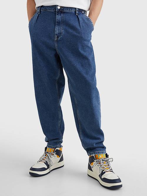 Tommy Hilfiger Baxter Loose Tapered Relaxed Faded Jean Pantolon Erkek Denim | TH106XJR